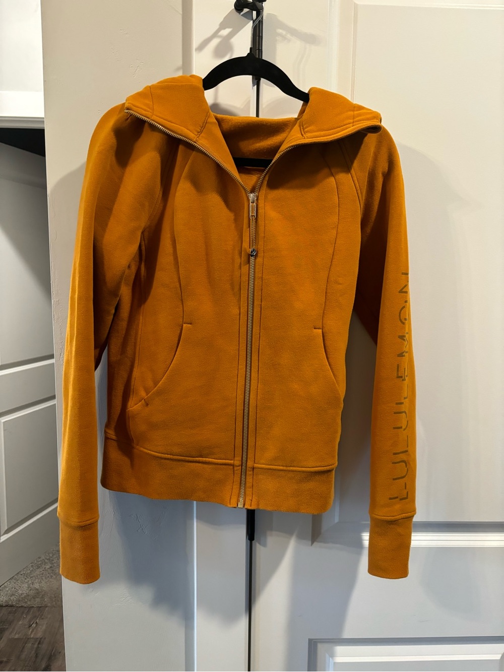 lululemon Mustard Yellow Full-Zip Hoodie Jacket